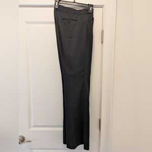 Theory cotton/wool blend black stripe pants